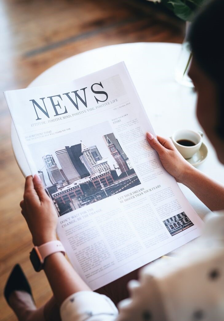 Download premium image of Woman reading a newspaper in a cafe by Felix about newspaper, news, reading newspaper, women newspaper, and news paper 1226502-2 Download premium image of Woman reading a newspaper in a cafe by Felix about newspaper, news, reading newspaper, women newspaper, and news paper 1226502-2